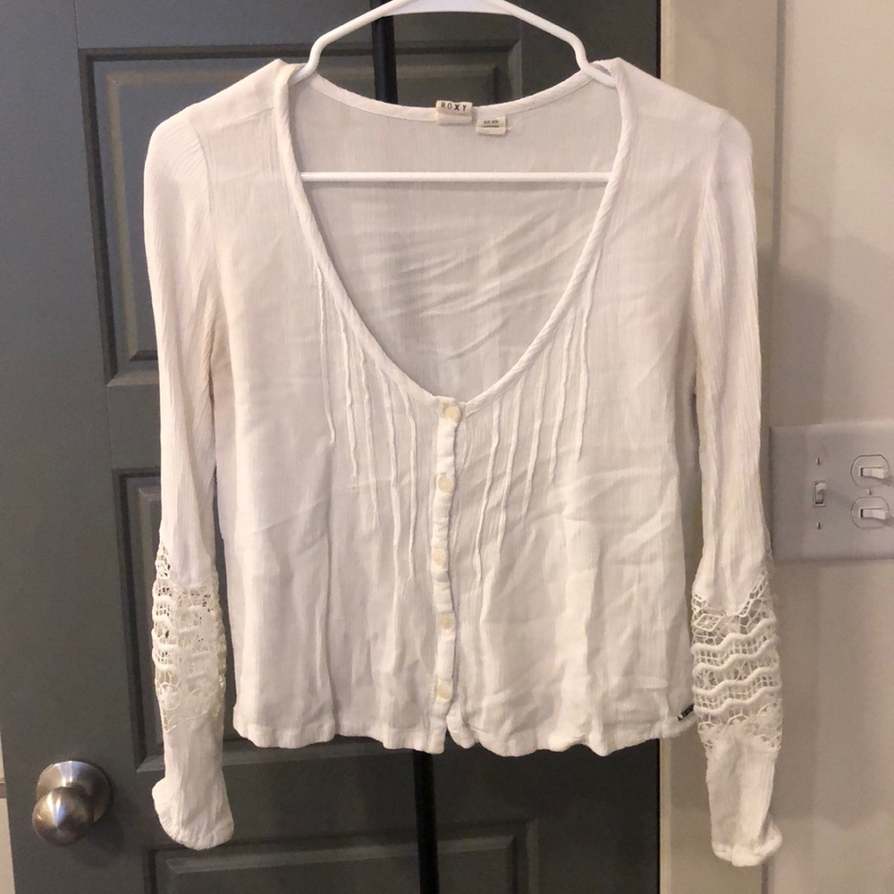 Summery, white top